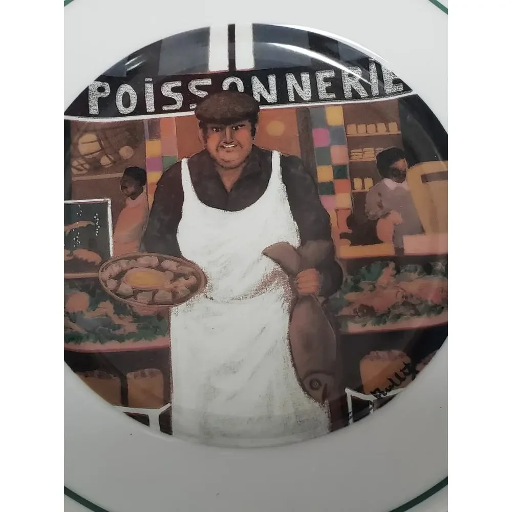 L'etalage Collection THE SHOPKEEPERS Salad Plate Collector Home Kitchen Decor